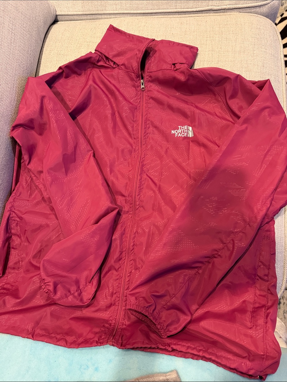 The North Face Magenta Lightweight Packable Jacket